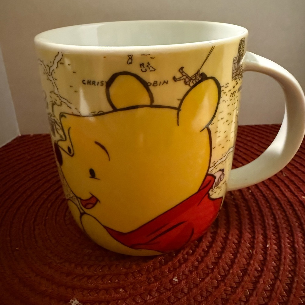 Disney Yellow and Red Dining Mugs